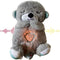 Baby Sound Machine Breathing Otter Portable Plush Baby Toy